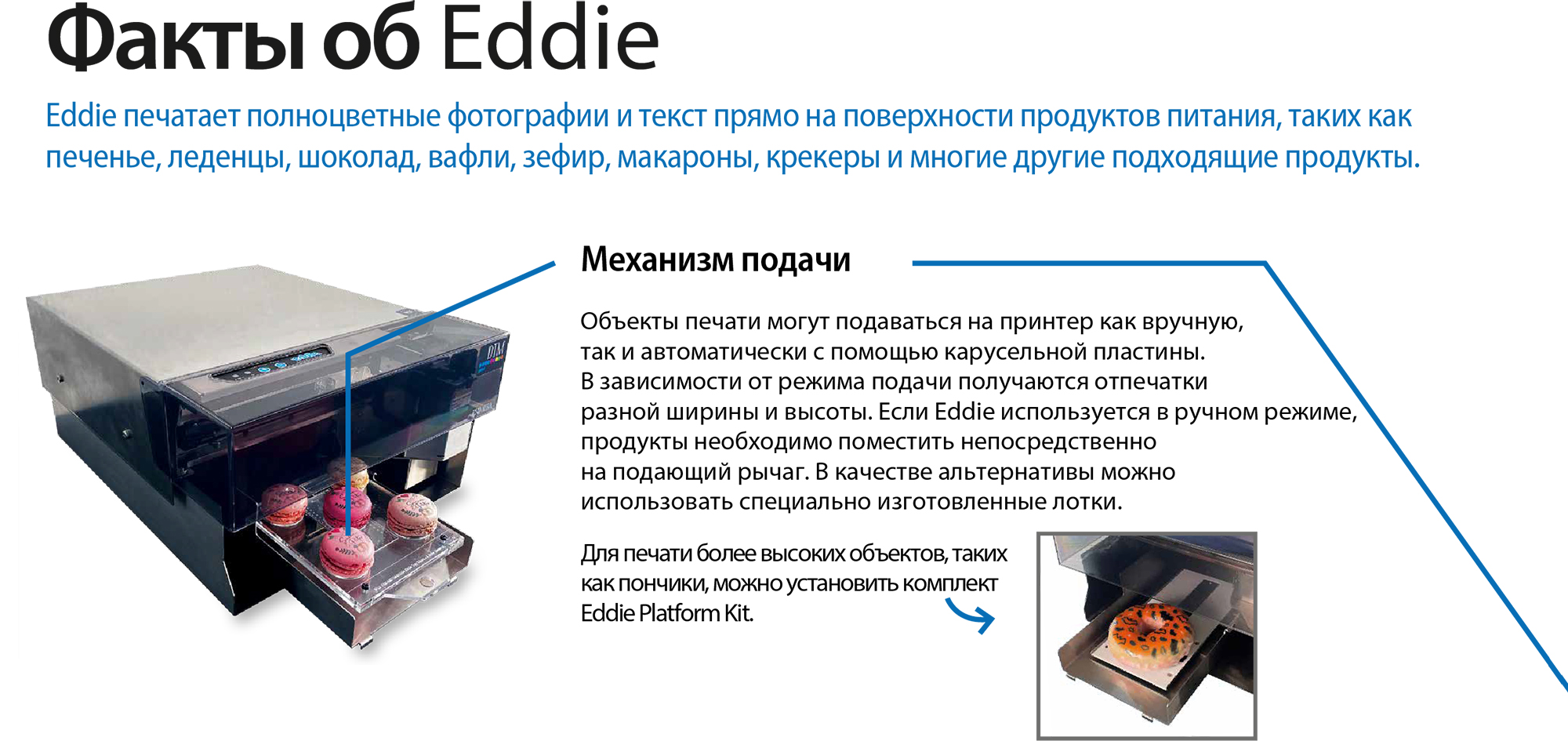 Eddie: пищевой принтер для ярких и безопасных сладостей